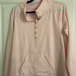 Lilly Pulitzer 3/4 Button Sweatshirt